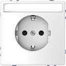 Фото Schneider Розетка Merten D-Life MTN2302-6035 одинарная с заземлением и полем для надписи