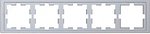 Фото Schneider Рамка Merten D-Life MTN4050-6536 пятипостовая