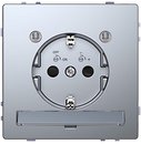 Фото Schneider Розетка Merten D-Life MTN2304-6036 одинарная с заземлением, защитными шторками и светодиодным модулем