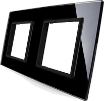 Фото Livolo Рамка Crystal Panel VL-C7-SR/SR-12 двухпостовая