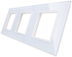 Фото Livolo Рамка Crystal Panel VL-C7-SR/SR/SR-11 трипостова