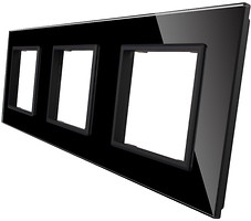 Фото Livolo Рамка Crystal Panel VL-C7-SR/SR/SR-12 трипостова
