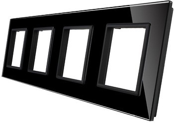 Фото Livolo Рамка Crystal Panel VL-C7-SR/SR/SR/SR-12 четырехпостовая