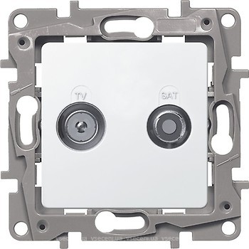 Фото Legrand Розетка Etika (672257) телевізійна + супутник
