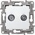 Фото Legrand Розетка Etika (672257) телевизионная + спутник