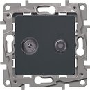 Фото Legrand Розетка Etika (672657) телевизионная + спутник