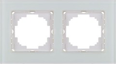 Фото Nilson Рамка Alegra 25WH0092 двухпостовая