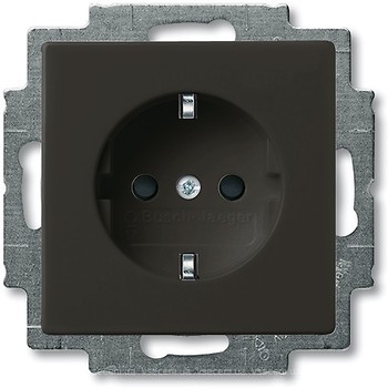 Фото ABB Розетка Basic 55 (20 EUC-95-507) з заземленням