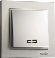 Фото Mono Electric Вимикач Despina 102-212125-101 одноклавішний з підсвічуванням