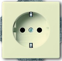 Фото ABB Розетка Future 20 EUCKS-82 одинарна з заземленням і шторками
