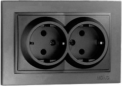 Фото Mono Electric Розетка Despina 102-202004-120 двомісна з заземленням