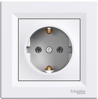 Фото Schneider Розетка Asfora EPH2920221 з заземленням, 5 шт