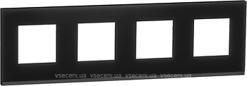 Фото Schneider Рамка Unica New Pure NU600886 чотирьохпостова горизонтальна