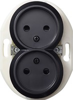 Фото Schneider Розетка Renova WDE011321 подвійна з захисними шторками