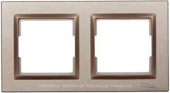 Фото Luxel Рамка Jazz 9222 двопостова горизонтальна