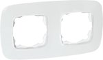 Фото Horoz Electric Рамка ELA 112-007-0012-010 двопостова біла
