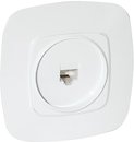Фото Horoz Electric Розетка ELA 112-007-0010-010 телефонна одинарна біла