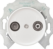 Фото Schneider Розетка Renova WDE011721 телевізійна + радіо прохідна