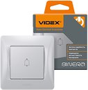 Фото Videx Кнопочный выключатель Binera VF-BNDB1-SS звонок (26111)
