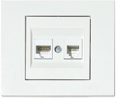 Фото Ovivo Розетка Grano 400-010300-230 комп'ютерна подвійна