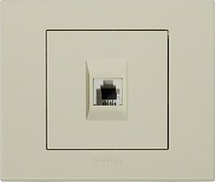 Фото Ovivo Розетка Grano 400-020300-221 телефонна