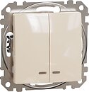 Фото Schneider Electric Вимикач Sedna Design двоклавішний (SDD112105L)