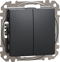 Фото Schneider Electric Вимикач Sedna Design двоклавішний (SDD114105)