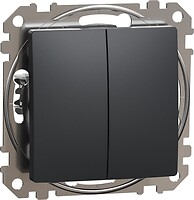 Фото Schneider Electric Вимикач Sedna Design двоклавішний (SDD114108)