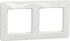 Фото Schneider Electric Рамка Sedna Design двопостова горизонтальна (SDD311802)