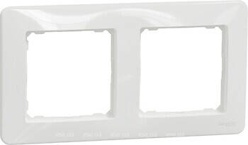 Фото Schneider Electric Рамка Sedna Design двопостова горизонтальна (SDD311802)