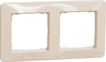Фото Schneider Electric Рамка Sedna Design двопостова горизонтальна (SDD312802)