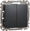 Фото Schneider Electric Вимикач Sedna Design & Elements двоклавішний (SDD114118)