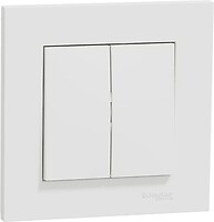 Фото Schneider Electric Вимикач Miluz ED двоклавішний (WDE012S66)