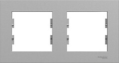 Фото Schneider Electric Рамка Miluz ED двопостова горизонтальна (WDE013A02)