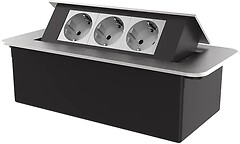 Фото Livolo Розетка потрійна (VL-SHS013-EU15-S)