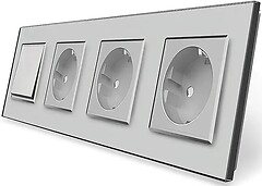 Фото Livolo Вимикач (VL-C7K1/FCTC16A/FCTC16A/FCTC16A-8IP)