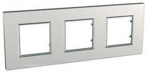 Фото Schneider Рамка Unica Quadro MGU6.706.55 трьохпостова