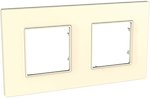 Фото Schneider Рамка Unica Quadro MGU2.704.25 двопостова
