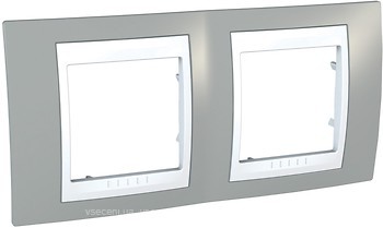 Фото Schneider Рамка Unica MGU6.004.865 двопостова горизонтальна