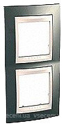 Фото Schneider Рамка Unica MGU6.004V.524 двопостова вертикальна