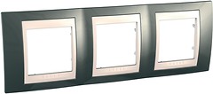 Фото Schneider Рамка Unica MGU6.006.524 трьохпостова горизонтальна