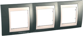 Фото Schneider Рамка Unica MGU6.006.524 трьохпостова горизонтальна