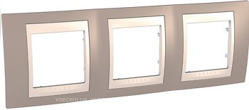 Фото Schneider Рамка Unica MGU6.006.574 трьохпостова горизонтальна