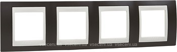 Фото Schneider Рамка Unica MGU6.008.571 чотирьохпостова горизонтальна