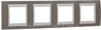 Фото Schneider Рамка Unica MGU6.008.574 чотирьохпостова горизонтальна