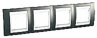 Фото Schneider Рамка Unica MGU6.008.824 чотирьохпостова горизонтальна