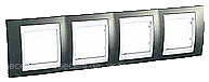 Фото Schneider Рамка Unica MGU6.008.824 чотирьохпостова горизонтальна