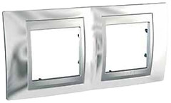 Фото Schneider Рамка Unica MGU66.004.010 двопостова горизонтальна