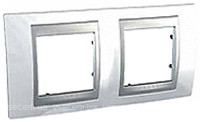 Фото Schneider Рамка Unica MGU66.004.092 двопостова горизонтальна