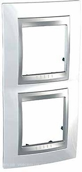 Фото Schneider Рамка Unica MGU66.004V.092 двопостова вертикальна
